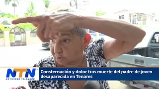 Consternation and grief following the death of the father of a young woman who went missing in Te...