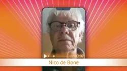 TV Oranje app video message - Nico de Bone
