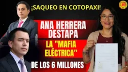 Ana Herrera no se calla: "Utilizaron la Eléctrica de Cotopaxi como su cajero personal".