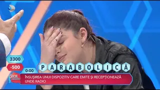 Jocul cuvintelor cu Dan Negru - Cristina si-a pus mainile in cap! “Parabolica” a costat-o scump!