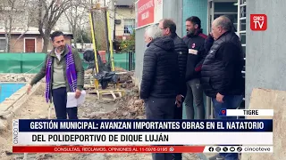 CINCO TV - DIQUE LUJÁN PREPARES TO ENJOY ITS SWIMMING POOL ALL YEAR ROUND