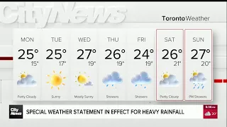 Rain moves out, sunshine moves in for holiday Monday
