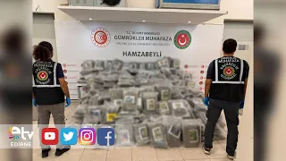NEARLY 288 KILOGRAMS OF CANNABIS SEIZED IN TRUCK AT HAMZABEYLI