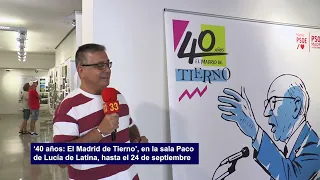 ‘40 años: El Madrid de Tierno’, en la sala Paco de Lucía de Latina, hasta el 24 de septiembre