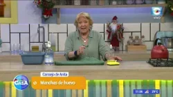 Como eliminar las manchas de huevo