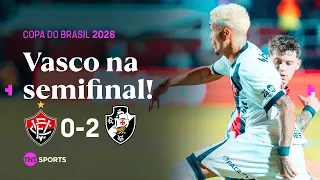 DOIS GOLAÇOS NO FIM E VASCO NA SEMIFINAL! VITÓRIA 0 X 2 VASCO