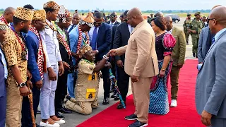 PRESIDENT FÉLIX TSHISEKEDI HONORED BY TRADITIONAL CHIEFS IN MBUJI-MAYI
