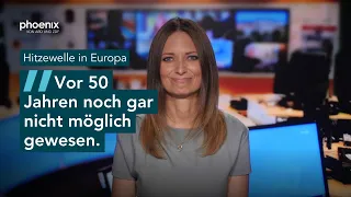 Hitzewelle in Europa: Schaltgespräch mit Claudia Reiser (ARD-Klimaredaktion) | 31.07.2026