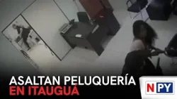 Violento asalto en peluquería de Itauguá