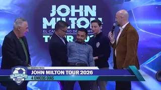 John Milton presents his hypnosis show on quiero tv