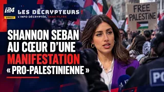 Shannon Seban au coeur d'une manifestation "pro-palestinienne"