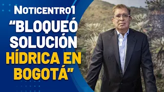 Fabio Arjona questions water management during rationing in Bogotá | Noticias Canal 1