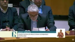 Irán denuncia ataques como delitos de lesa humanidad en la ONU