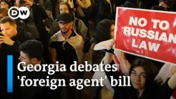 Georgia: Protesters demand government withdraw proposed 'Russian law' | DW News