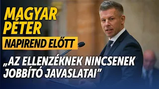 Magyar Péter válasza az ellenzéki frakcióvezetőknek - HírTV