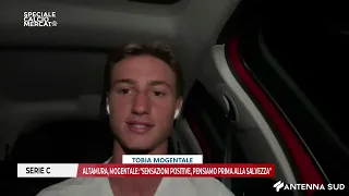 19 AGOSTO 2026 - SERIE C: ALTAMURA, MOGENTALE: "SENSAZIONI POSITIVE, PENSIAMO PRIMA ALLA SALVEZZA"