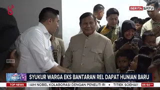 Dari Pinggir Rel ke Hunian Baru, Prabowo Cek Langsung Warga
