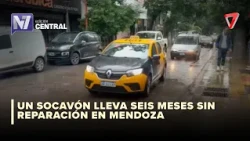 DANGER AND OUTRAGE! | Sinkhole in Mendoza left unrepaired for six months