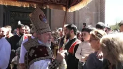 Հավատավոր ժողովուրդն այսօր Վեհափառի շուրթերից կրկին լսել է կենարար Ավետիսը