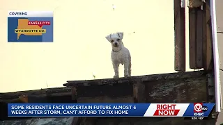 Homes still damaged, without power nearly 6 weeks after devastating Kansas City, Kansas, storm