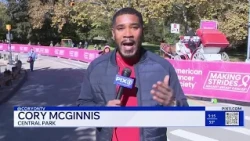 Breast cancer survivors, supporters march as one through Central Park