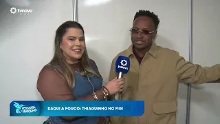 Before hitting the stage, Thiaguinho shares his excitement about reuniting with the crowd in Gara...