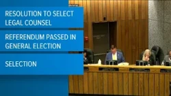 County board of commissioners to vote on resolution to hire legal counsel