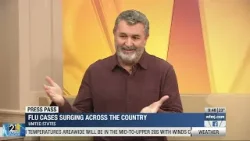 Пресс-релиз: число случаев гриппа резко растет по всей стране.