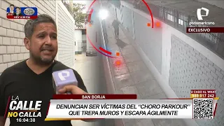 San Borja residents report being victims of "Parkour Thief"