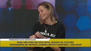 MEMBERS OF “LATIN RHYTHMS WITH PITU MARTÍNEZ,” WITH HUCK
