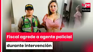 Piura: Prosecutor arrested after assaulting police officer during an intervention