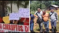 Manifestación contra prisión domiciliaria en caso de homicidio en CDE