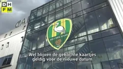 Wedstrijd ADO Den Haag aanstaande vrijdag afgelast • Zero-emissiezone aan de kust gestart