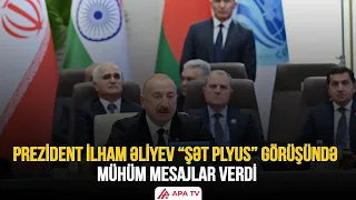 President Ilham Aliyev delivered a speech at the “SCO plus” format meeting | APA TV