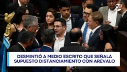 Samuel Pérez desmiente publicación de medio escrito y niega conflictos con Arévalo