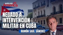 Ramón Saúl Sánchez: “No queremos intervención militar en Cuba”