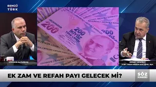 Ek Zam ve Refah Payı Gelecek Mi? - Söz Hakkı | 15 Eylül 2026