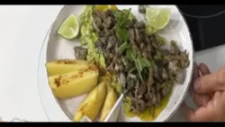 Titiles al chimichurri: la receta económica del chef John Corea Titiles al chimichurri: la receta económica del chef John Corea