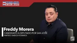 Freddy Morera, candidato a diputado por San José | Partido Unidos Podemos