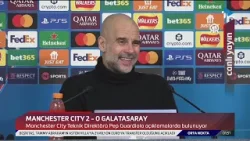 Pep Guardiola, Manchester City - Galatasaray Maç Sonu Basın Toplantısı
