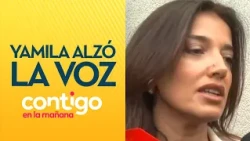 "AN ACT OF COWARDICE": Yamila Reyna lashes out at Américo after hearing | Contigo en la Mañana