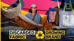 Discarded fabric into a Growing Brand