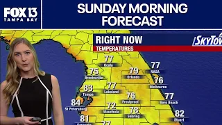 Tampa weather | Sunday morning forecast