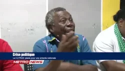 Crise politique | La CUTRAH plaide pour une entente nationale