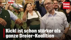 Kickl is already stronger than the entire three-party coalition I krone.tv NEWS