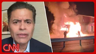 'Very unusual': Fareed's firsthand account of Russian strike on train
