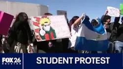 Houston students hold anti-ICE walkouts