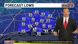 Big temperature drop ahead for the Gulf Coast