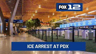 ICE arrests Colombian man at Portland airport after visa overstay