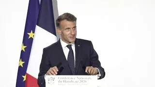 2026 National Disability Conference: Emmanuel Macron's full speech